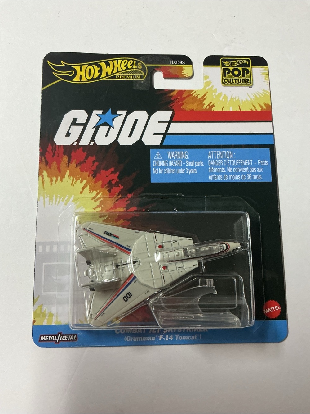 Hot wheels Combat Jet Skystriker Grumman F-14 Tomcat GIJOE